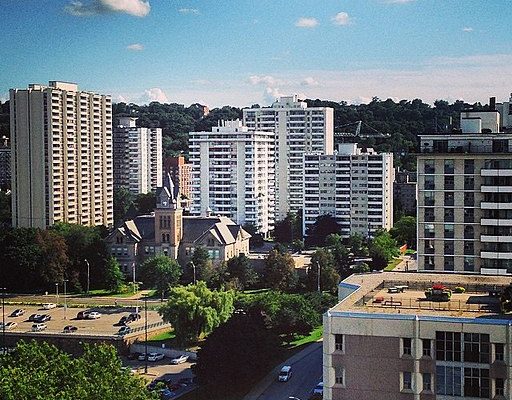 Hamilton installment loan view of downtown